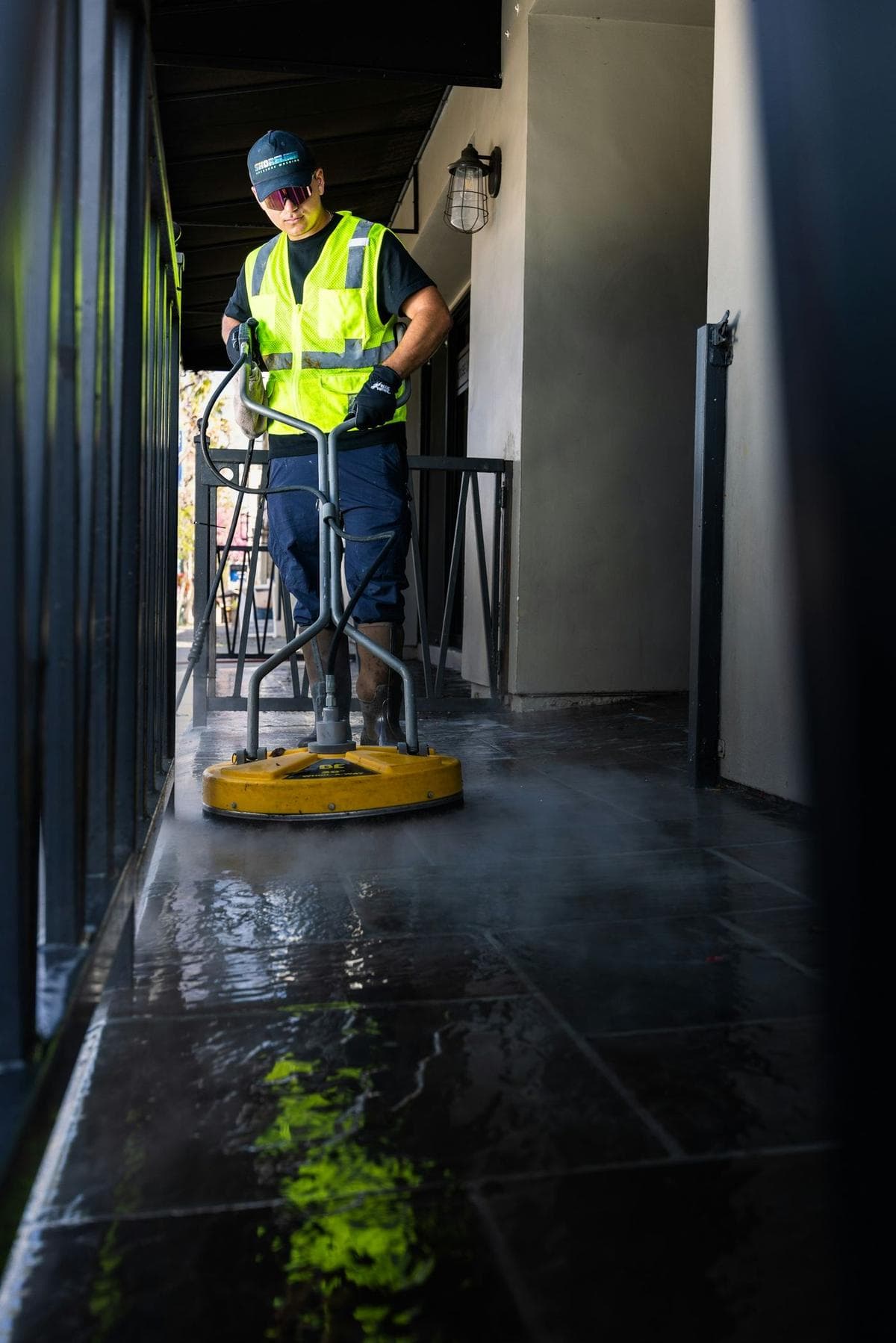 Caretaking in a corridor